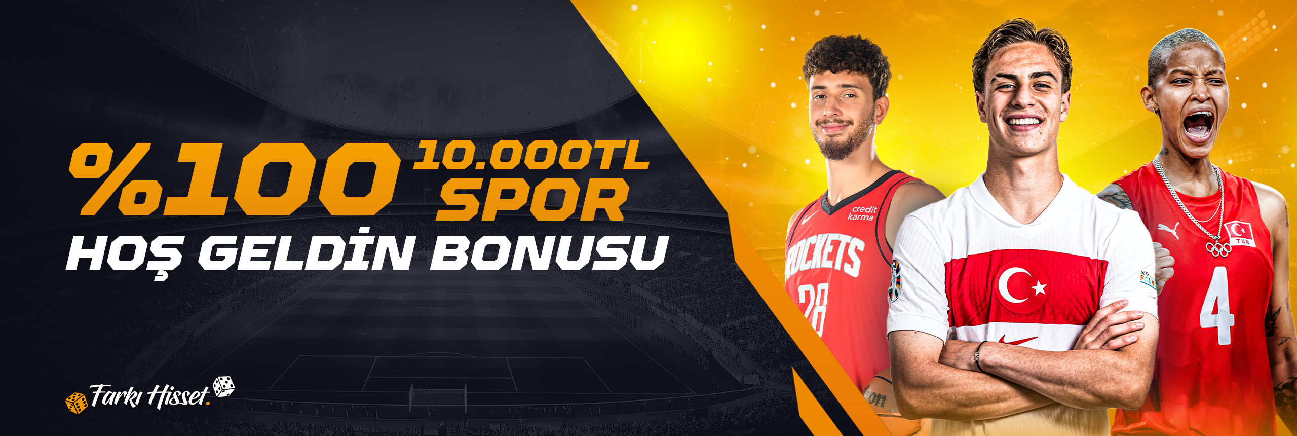 %100 Spor Hoş Geldin Boınusu